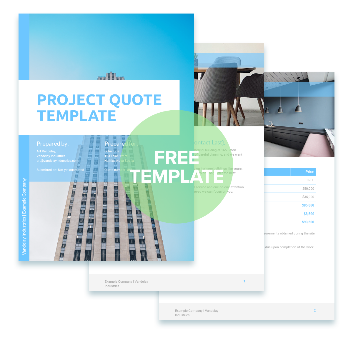 free project quote template