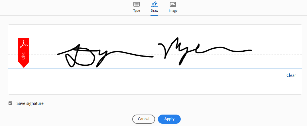 Draw your signature