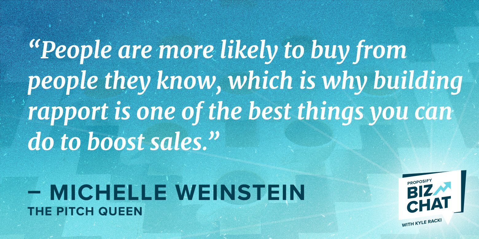 Biz Chat guest Michael Weinstein "people are more likely to buy from people this know"