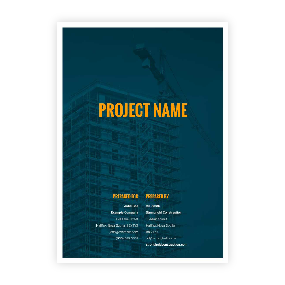 Construction Proposal Template | Proposify