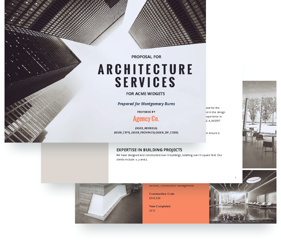 Architecture Proposal Template Proposify [Free Trial]
