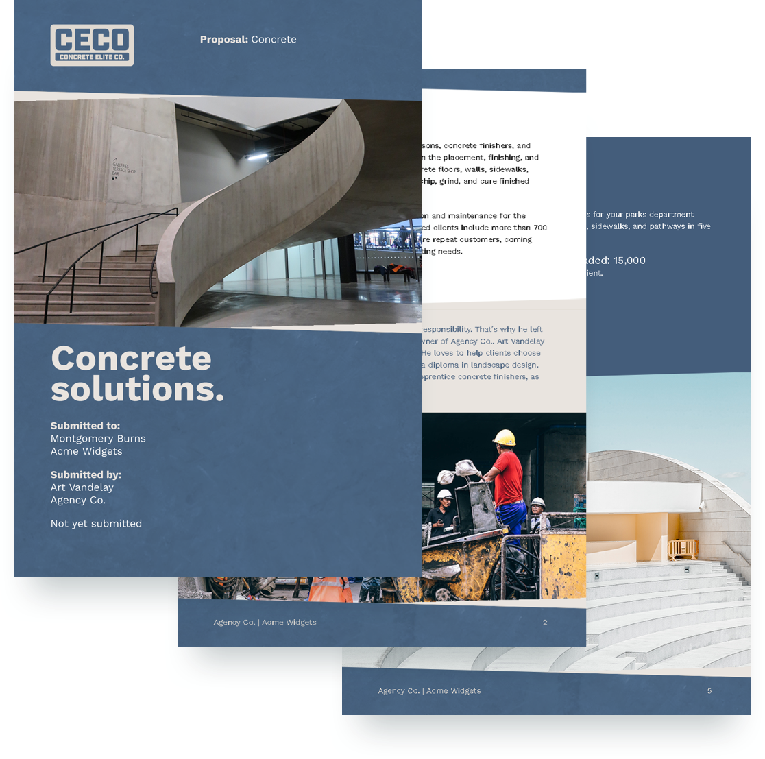 Concrete Proposal Template Proposify Free Trial 