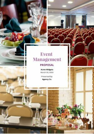 free event management proposal template