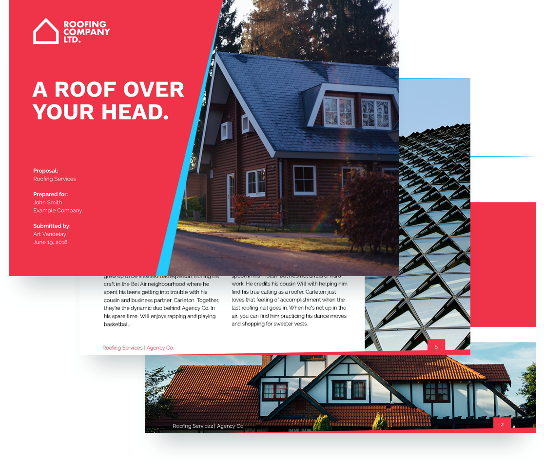 Roofing Proposal Template Proposify