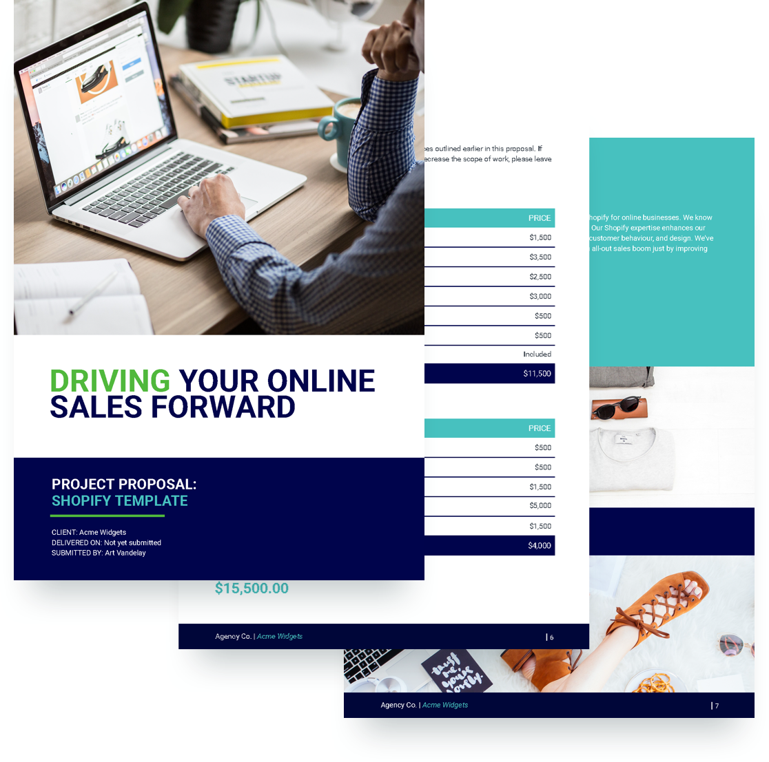 Shopify Proposal Template Proposify