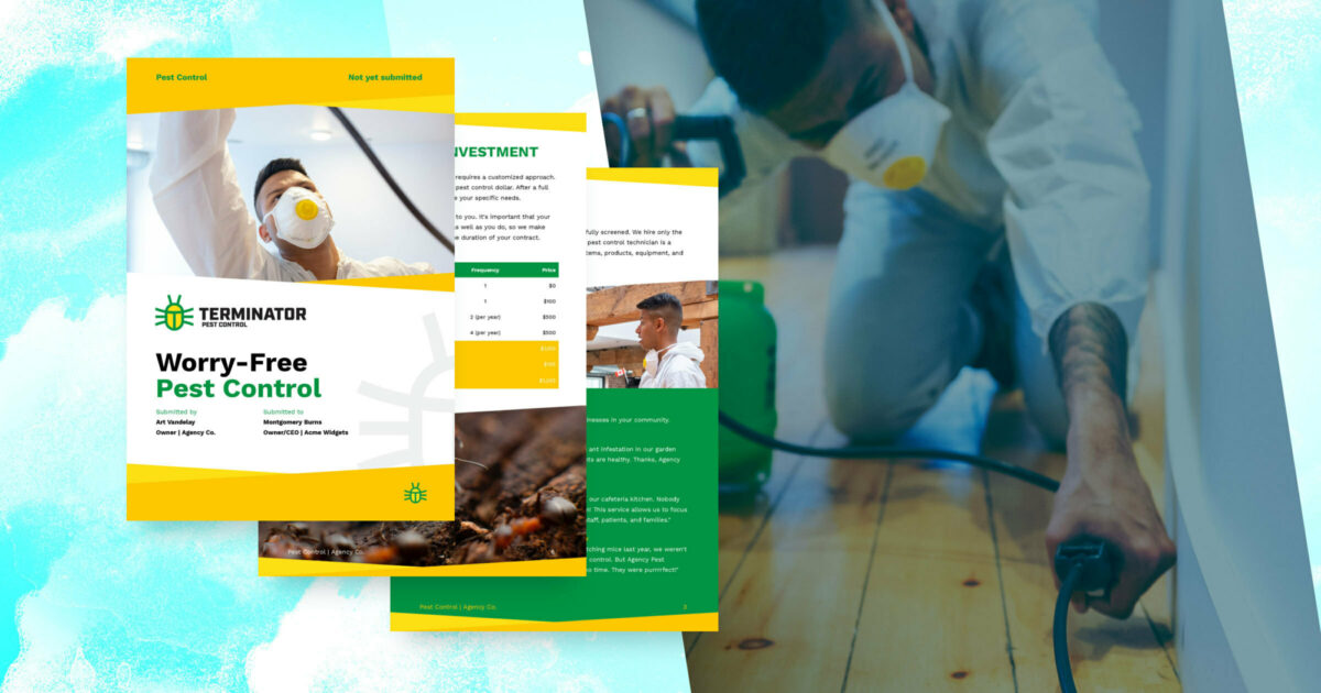 Pest Control Proposal Template | Proposify